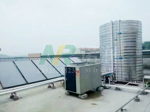 太阳能加空气能热泵热水工程
