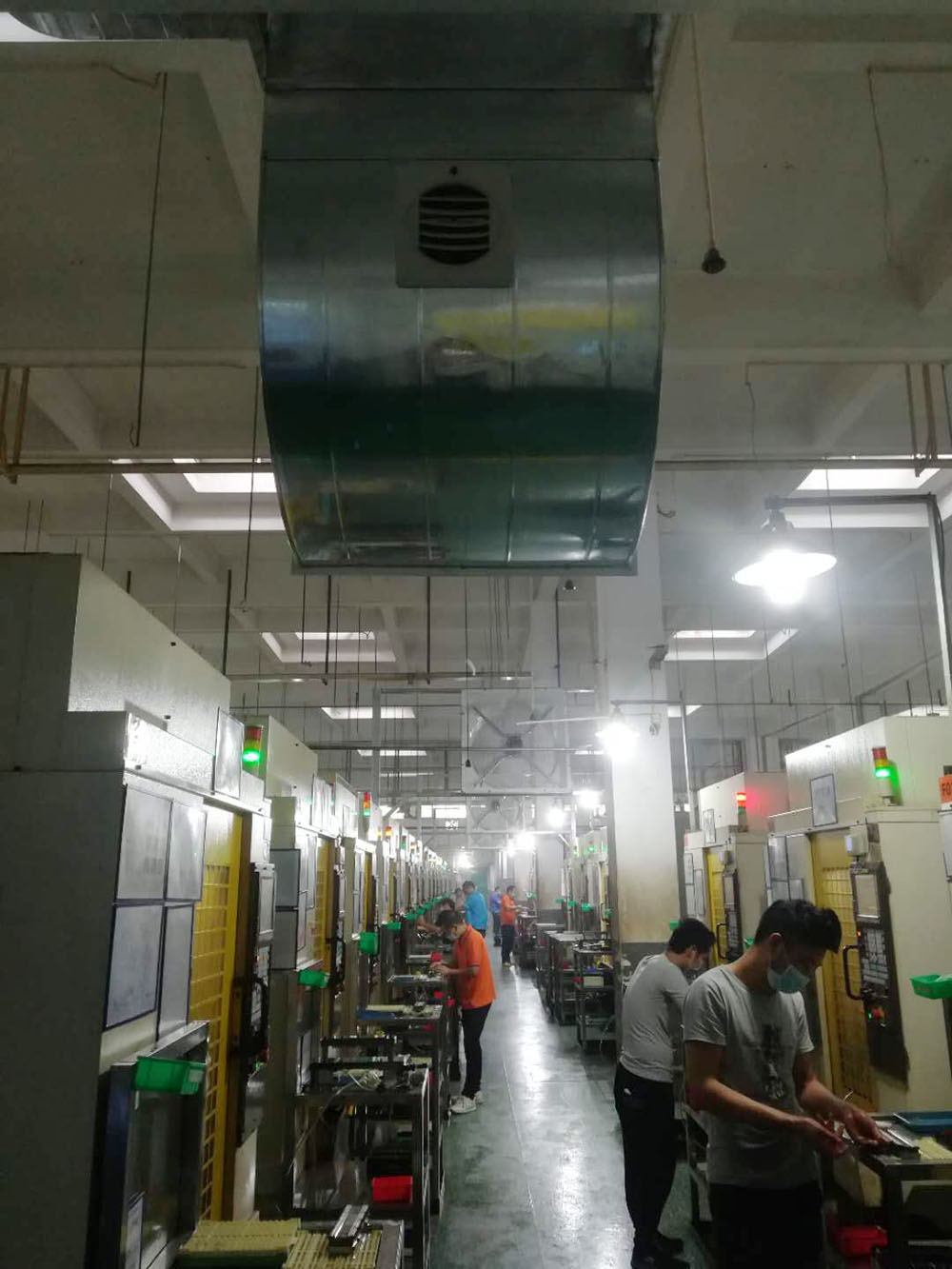 五金车间降温方案